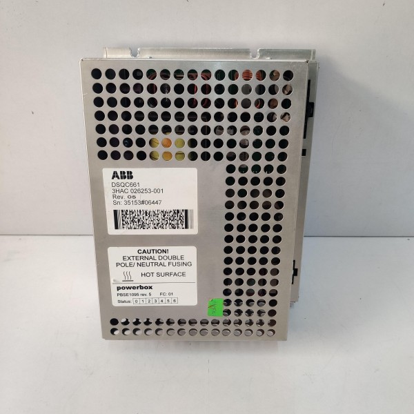 ABB DSQC661 3HAC0026253-001 POWER SUPPLY