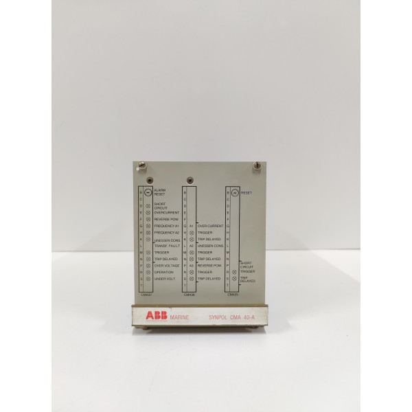 ABB SYNPOL CMA 40-A GVT 360 5793 POWER INSERT CARD