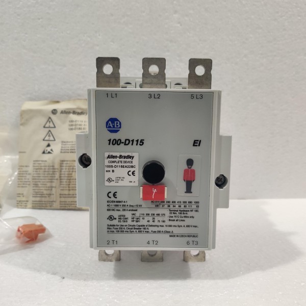 ALLLEN-BRADLEY SER B 100S-D115EA22BC Safety Contactor