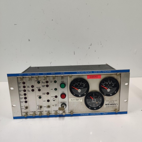 AUTO MASKIN MODEL 500 DCU DIESEL CONTROL UNIT VOLVO PENTA DIESEL ENGINE