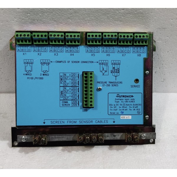 AUTRONICA PRESSURE TRANSDUCER AL-100/AI8EX
