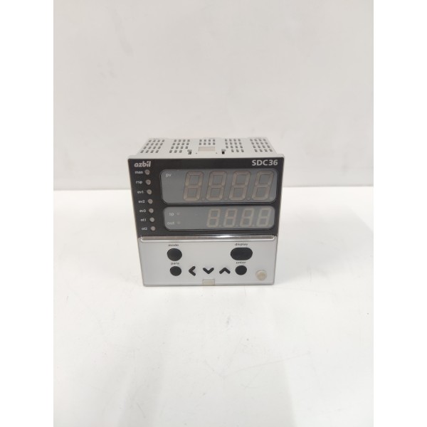 AZBIL SDC36 P/N C36TR0UA2200 STEAM TEMPERATURE INDICATOR