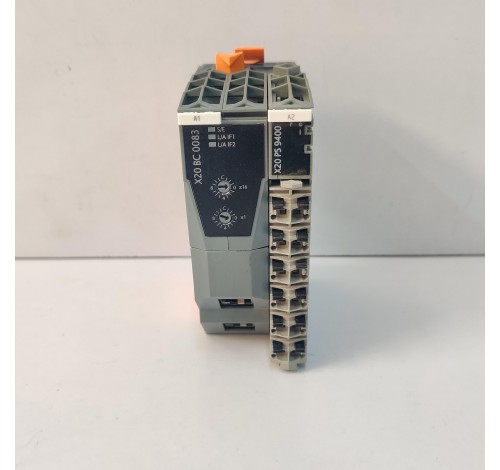 B&R X20BC0083 REV.K3 BUS CONTROL POWERLINK / X20PS9400 Supply Module