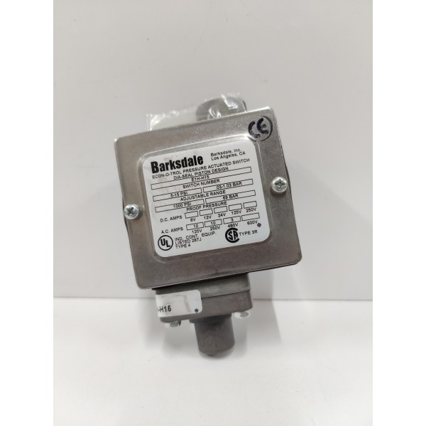 BARKSDALE E1H-H15 ECON-O-TROL PRESSURE ACTUATED SWITCH
