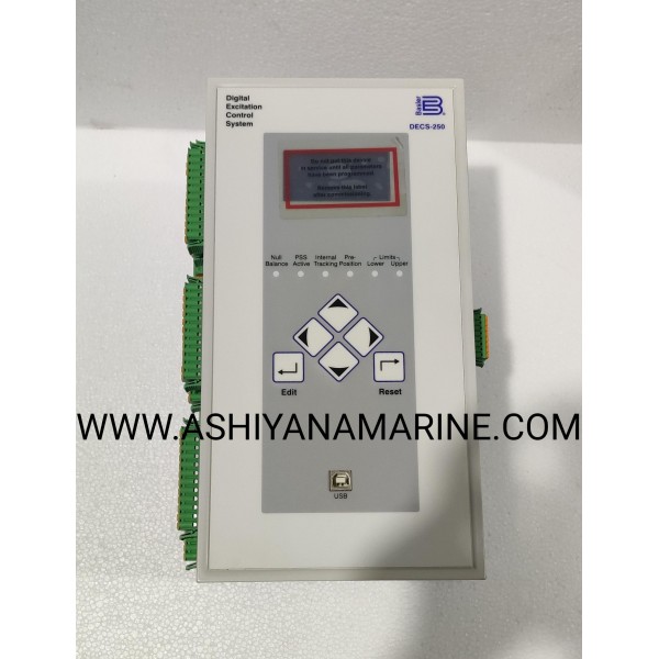 BASLER DECS-250 DIGITAL EXCITATION CONTROL SYSTEM DECS-250-LN1SN1N REV U