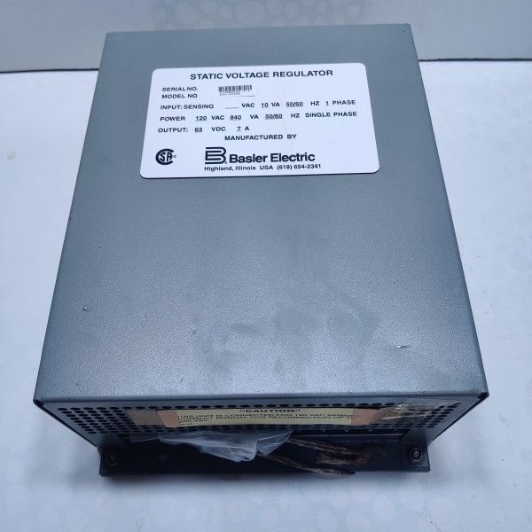 BASLER ELECTRIC SR4A-2B15B3A