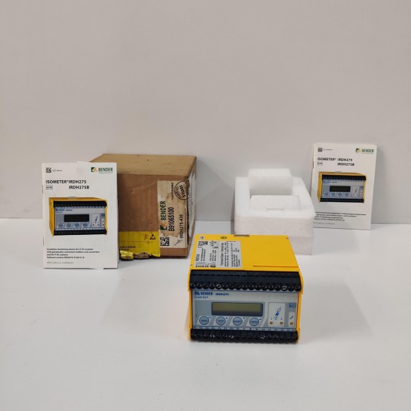 BENDER IRDH275-435 ISOMETER INSULATION MONITORING DEVICE SOFTWARE D0160 V1.80