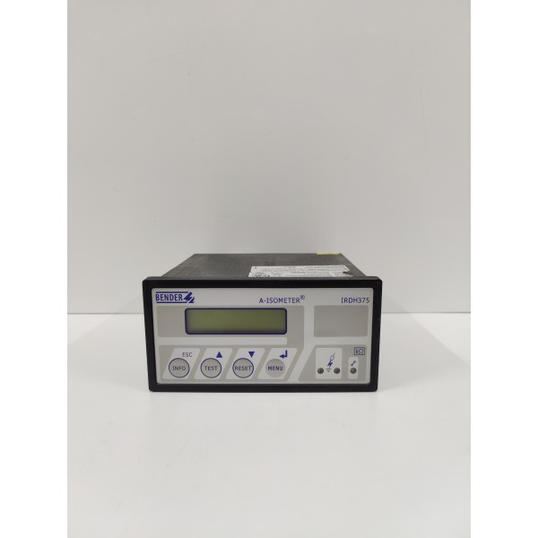 BENDER IRDH375B-435 A-ISOMETER INSULATION MONITORING DEVICE B91065000