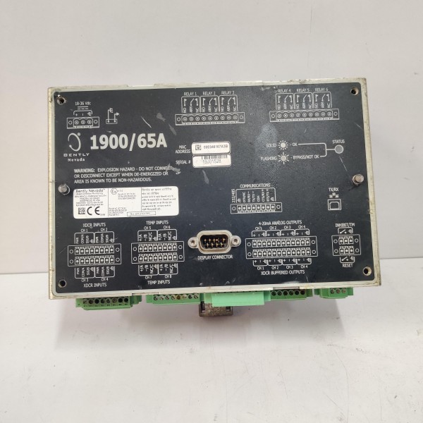 BENTLY NEVADA 1900/65A-01-01-04-IN-00 172323-01 General Purpose Equipment Monitor