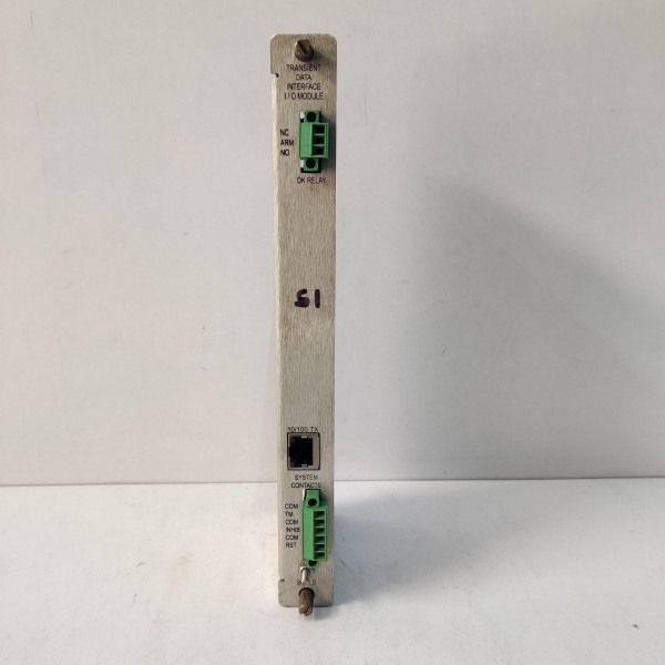 BENTLY NEVADA TRANSIENT DATA INTERFACE I/O MODULE 146031-01