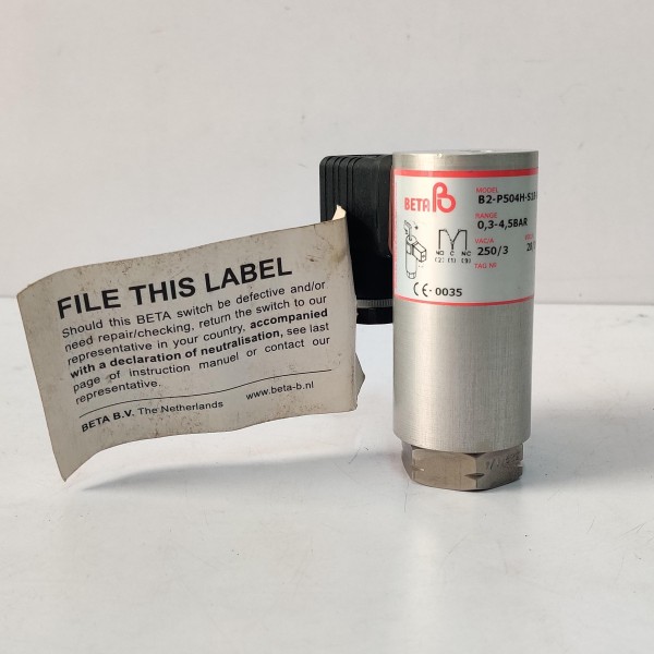 BETA B2-P504H-S1B-B1-BL RANGE 0,3-4, BAR PRESSURE SWITCH