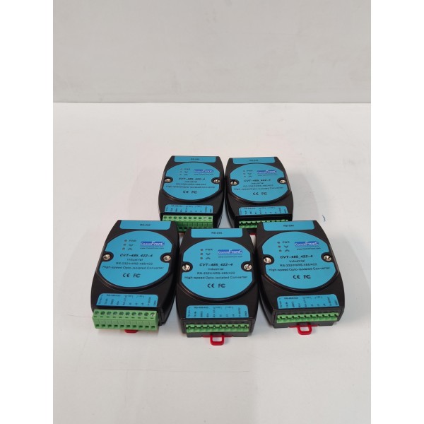 COMMFRONT CVT-485 422-4 HIGH-SPEED OPTO-ISOLATED CONVERTER RS-232