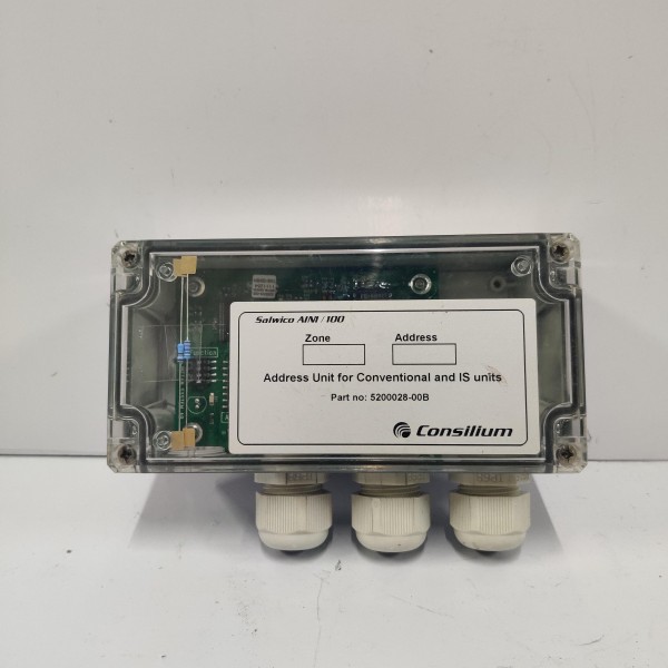 CONSILIUM SALWICO AIN1/100 ADDRESS UNIT 5200028-00B FOR CONVENTIONAL AND IS UNIT