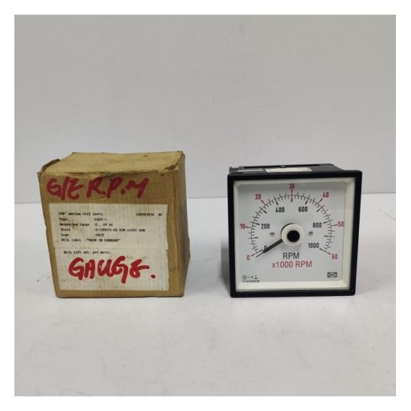 DEIF DQ96-C 0-1000/0-60 RPM x1000 RPM METAR