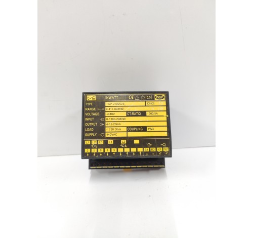 DEIF TAP-210DG/3 205400 0-417-894KW CT-RATIO 1500/5A