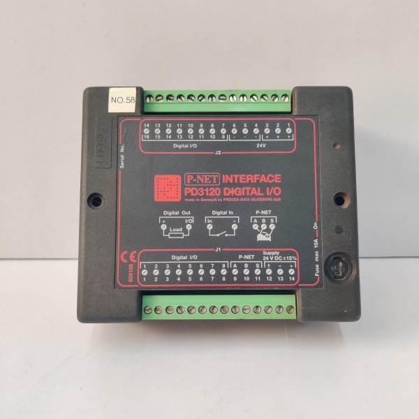DEMCOS PD 3120 P-NET INTERFACE PROCESS DATA Digital I/O Module 24VDC