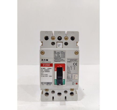 EATON E125H INDUSTRIAL CIRCUIT BREAKER EGH3060FFG