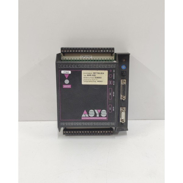 ELREST ASYS AUTOMATION SYSTEM 41230.0001 CPU 167 DCE-20DE CPU MODULE