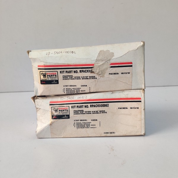 FISHER RPACKX00062 PACKING SET NEW