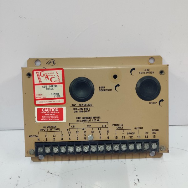 GAC LOAD SHARING MODULE MODEL : LSM100
