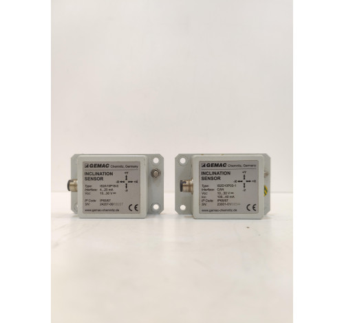 GEMAC IS2A10P18-0 INCLINATION SENSOR 4-20MA DUAL-AXIS TILT SENSOR IP65/67