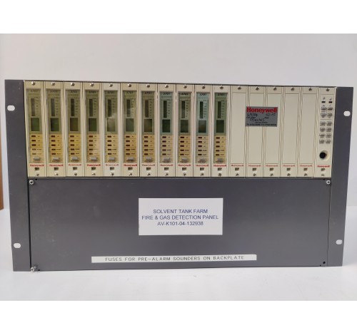 HONEYWELL ANALYTICS AV-K101-04-132938 SOLVENT TANK FARM FIRE & GAS DETECTION PAN