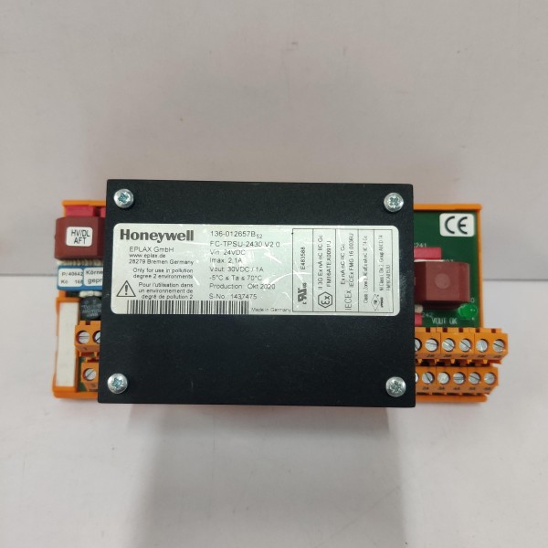 HONEYWELL FC-TPSU-2430 V 2.0 CONVERTER 24 VDC IN 30 VDC OUT
