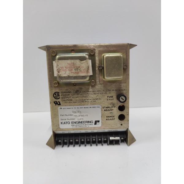 KATO ENGINEERING KCR-360 VOLTAGE REGULATOR 821-36000-00