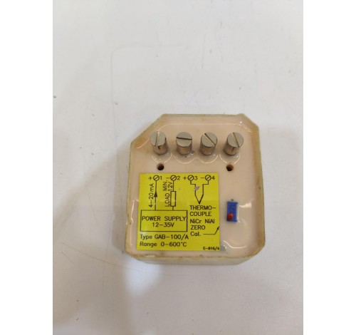 KONGSBERG GAB-100/A THERMOCOUPLE AMPLIFIER