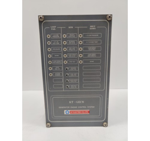 KT ELECTRICCO, LTD. KT - GECS GENERATOR ENGINE CONTROL SYSTEM