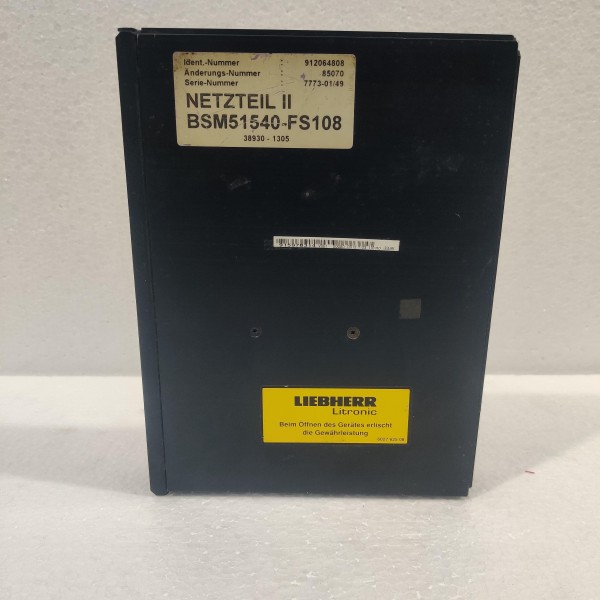 LIEBHERR BSM51540-FS108 ID NUMMBER 912064808 MODULE CARD 