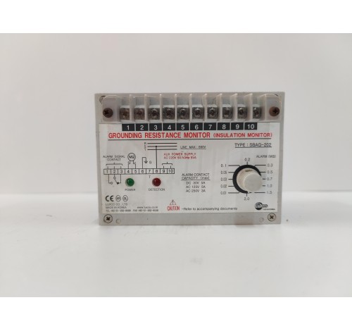 LUXCO SBAG-202 GROUNDING RESISTANCE MONITOR