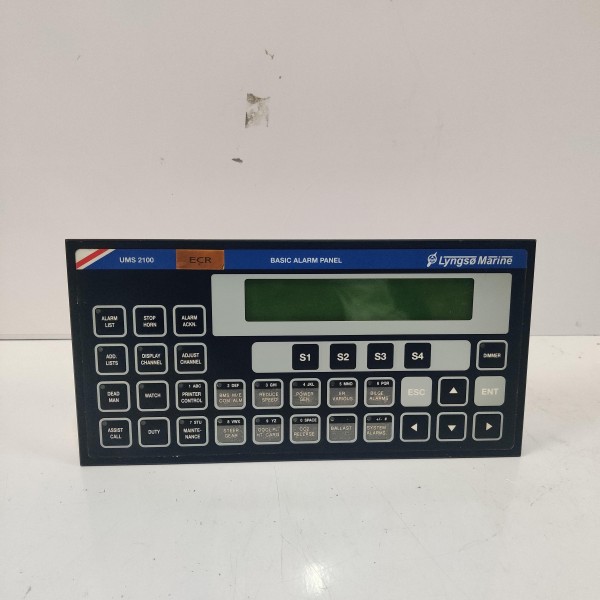 LYNGSO MARINE UMS 2100 BASIC ALARM PANEL P/N 962.005.100/E REV . D