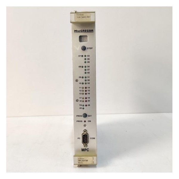 MACGREGOR MPC CARD 3143603903 Software MGX0700 Rev C