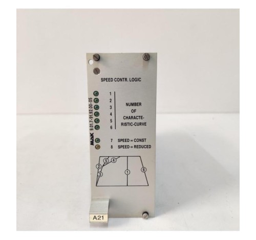 MAK 9.01.7-91.92.00-05 SPEED CONTROL LOGIC MODULE