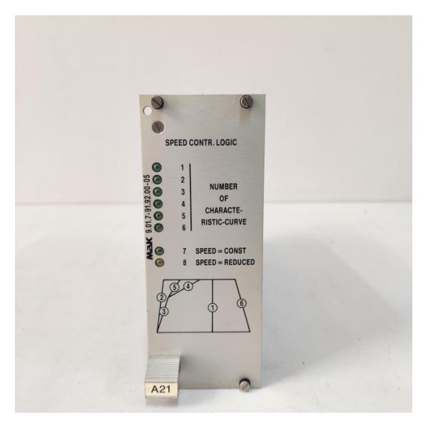 MAK 9.01.7-91.92.00-05 SPEED CONTROL LOGIC MODULE