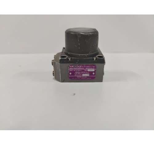MOOG PART NO A71874-1 ELECTROHYDRAULIC SERVO VALVE
