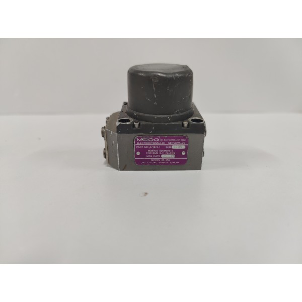 MOOG PART NO A71874-1 ELECTROHYDRAULIC SERVO VALVE
