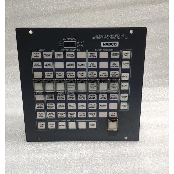 NABCO M-800-III-W MAIN ENGINE REMOTE CONTROL SYSTEM