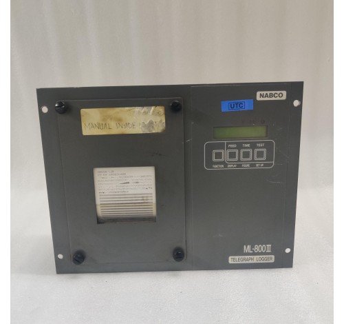 NABCO ML-800-III TELEGRAPH LOGGER