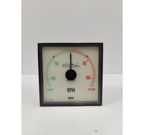 NOR CONTROL 93189/58 RPM METER 100-0-100