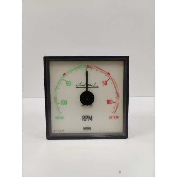 NOR CONTROL 93189/58 RPM METER 100-0-100