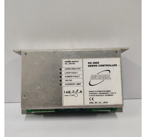 NORIS AUTOMATION GMBH NORIS SG 2000 SERVO CONTROLLER