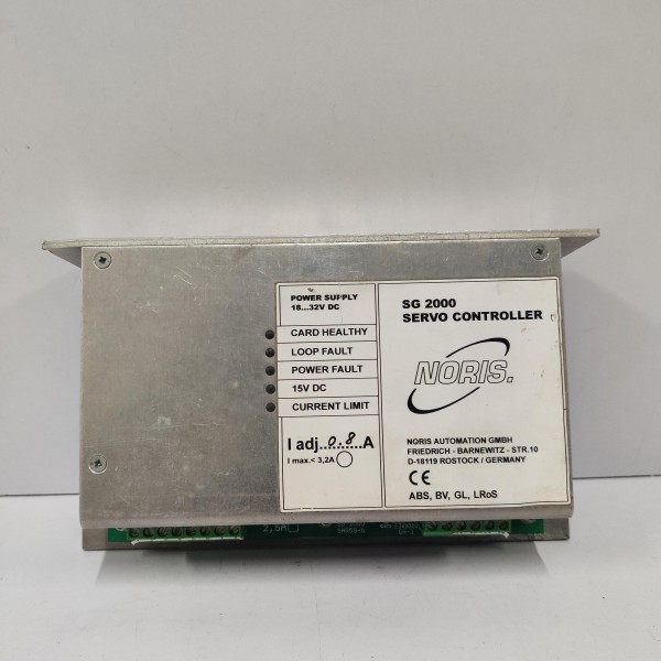 NORIS AUTOMATION GMBH NORIS SG 2000 SERVO CONTROLLER