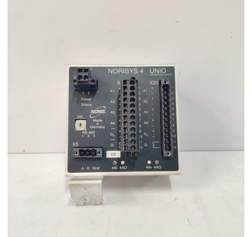 NORIS PART NO: 946007 NORISYS 4 UNIO-4AI4A0 UNIVERSAL IN/OUT EXTENSION UNIT