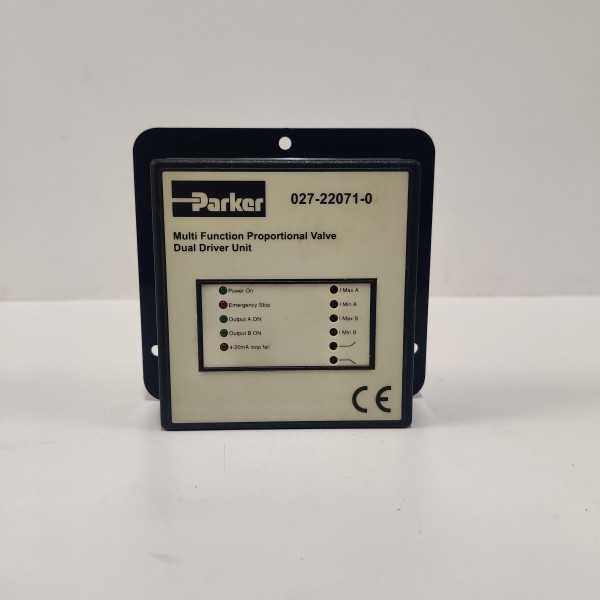 PARKER 027-22071-0 MULTI FUNCTION PROPORTIONAL VALVE DUAL DRIVER UNIT