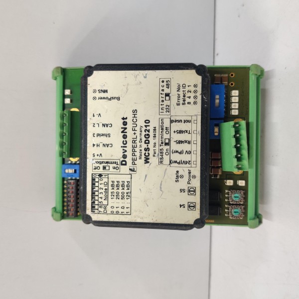 PEPPERL+ FUCHS WCS-DG210  PART NO 184084 DEVICE NET 