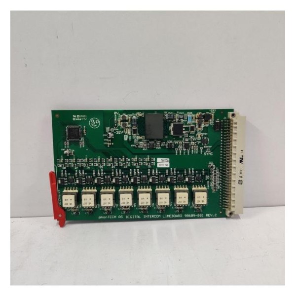 PHONETECH 98609-001 REV. 2 DIGITAL INTERCOM LINEBOARD