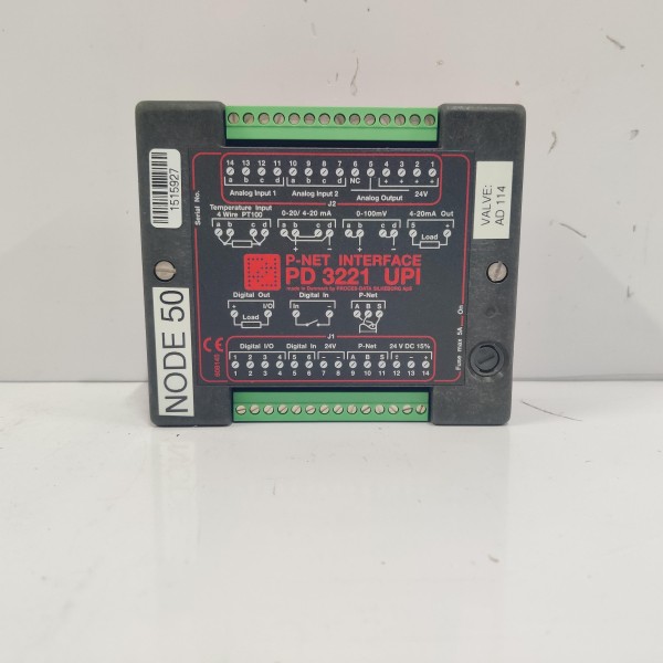 PROCES-DATA PD3221 P-NET UNIVERSAL PROCESS INTERFACE MODULE