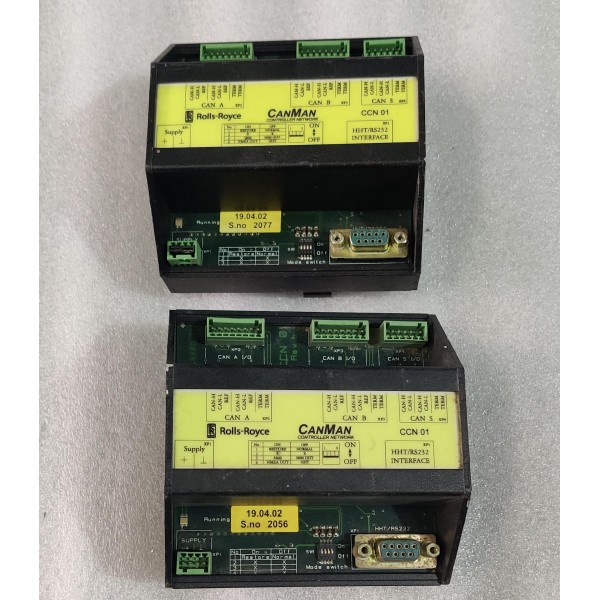 ROLLS ROYCE CCN 01 CANMAN CONTROLLER NETWORK REV.B